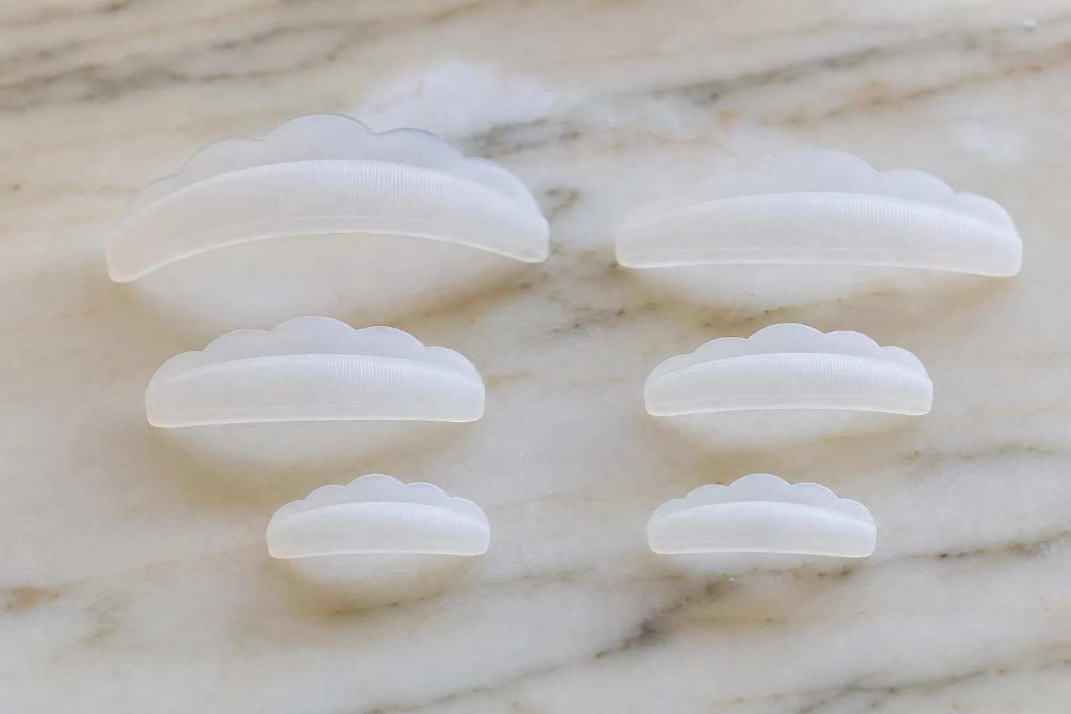 Almohadillas de silicona de varios tamaños para lifting de pestañas